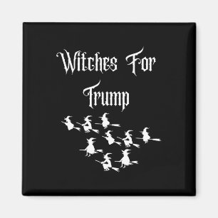 Imã Bruxas Para Trump - Trump Halloween Eleição Engraç