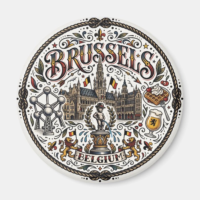 Imã Bruxelas Bélgica (Frente)