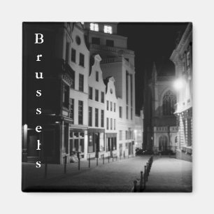 Imã Bruxelas em a noite