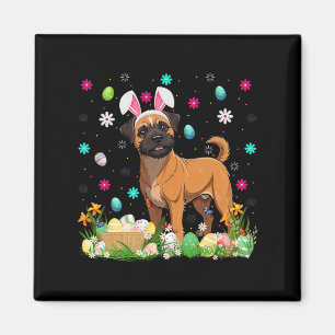 Imã Bruxelas Griffon Cão Páscoa Caça-Ovo Caça-Coelho