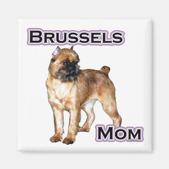 Imã Bruxelas Griffon Mãe; Mãe de Bruxelas Griffon (Frente)