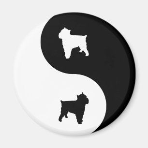 Imã Bruxelas Griffon Yin Yang