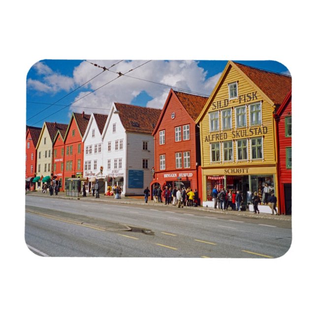 Ímã Bryggen, Bergen (Horizontal)