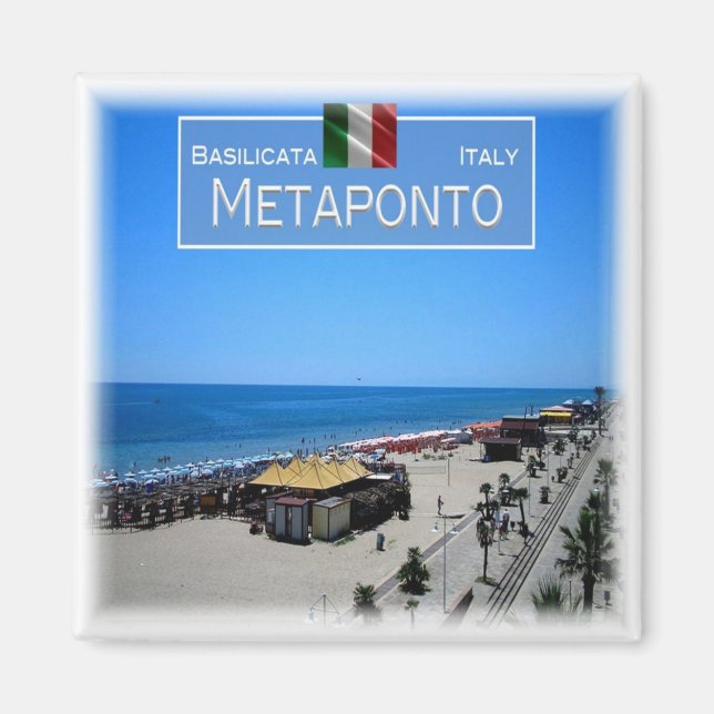 Imã BSL002 METAPONTO - Basilicata - Itália - Cordilhei (Frente)