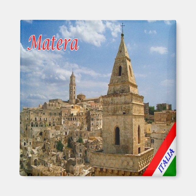 Imã BSL013 MATERA, Basilicata, Itália, Cordilheira (Frente)