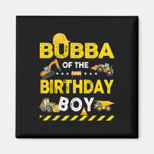 Imã Bubba Do Aniversário Do Trabalhador De Construção 