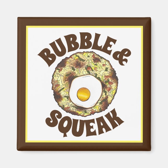 Imã Bubble e Squeak Brunch - Reino Unido - Comida Cuis (Frente)