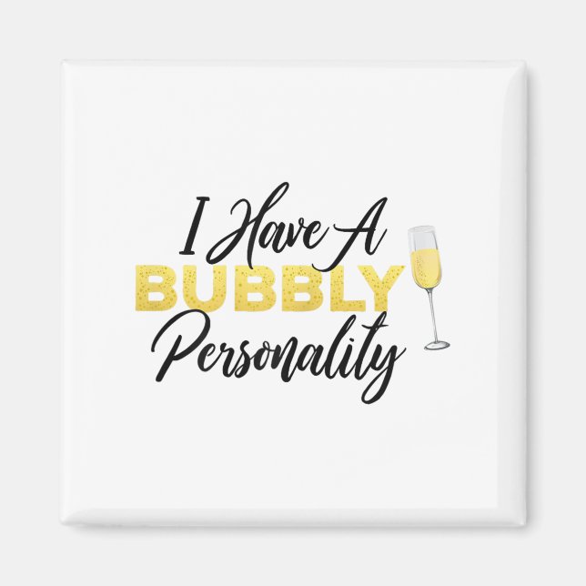 Imã Bubbly Ity _ Champagne_wine Lover Quote  (Frente)