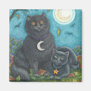 IMÃ BUBO E PYEWACKET, PASTA DE GATOS NEGROS