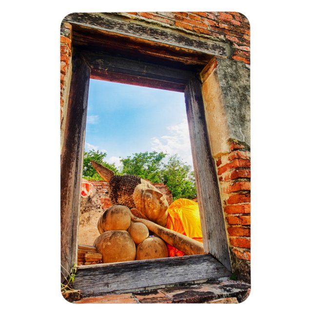 Ímã Buda deitado, Ayutthaya (Vertical)