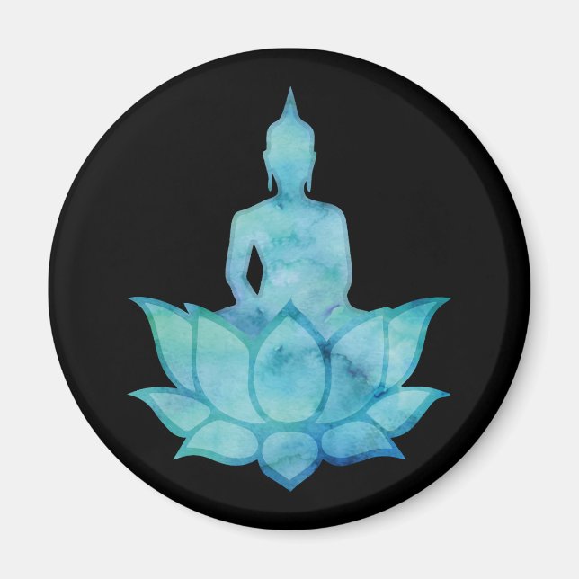 Imã Buda sobre Lotus Blue (Frente)