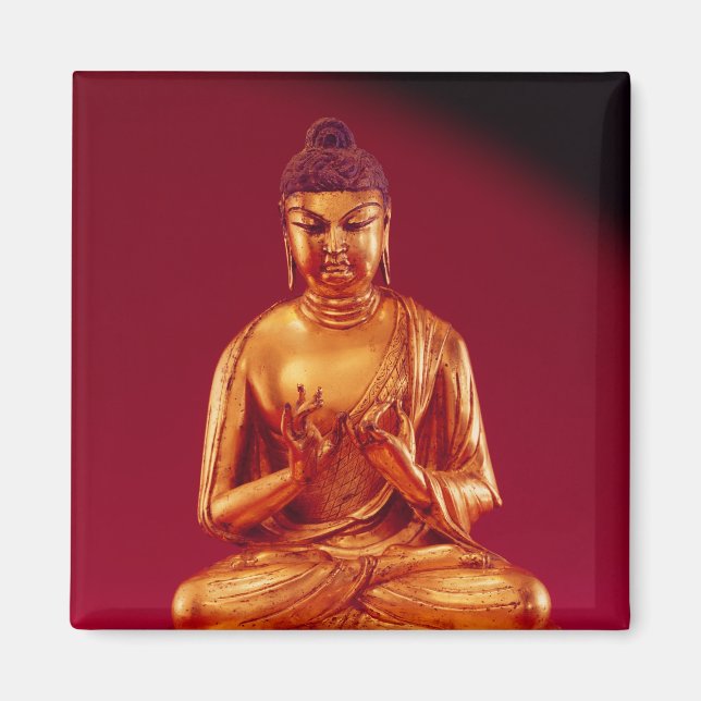 Imã Buda Vairocana, dinastia Tang (Frente)