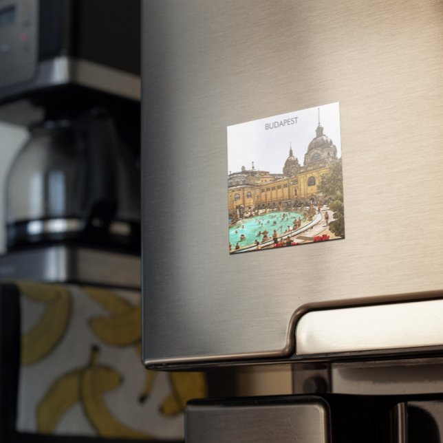 Imã Budapest Hungary Széchenyi Thermal Baths (budapest hungary city magnet)