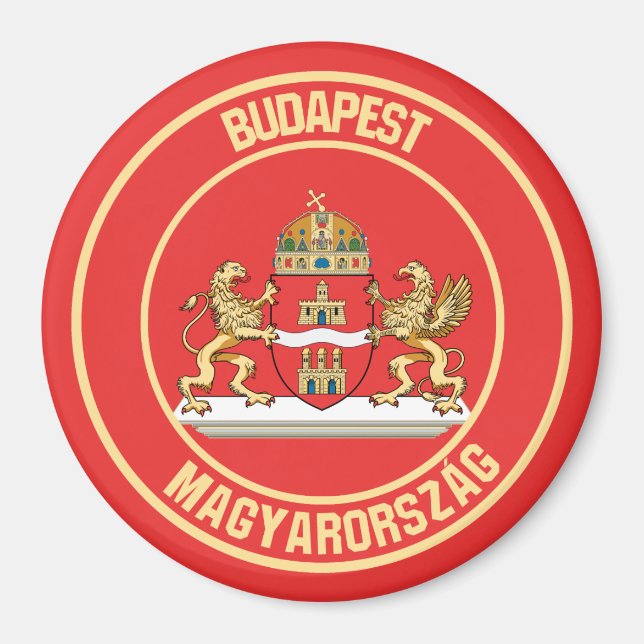 Imã Budapest Round Emblem (Frente)