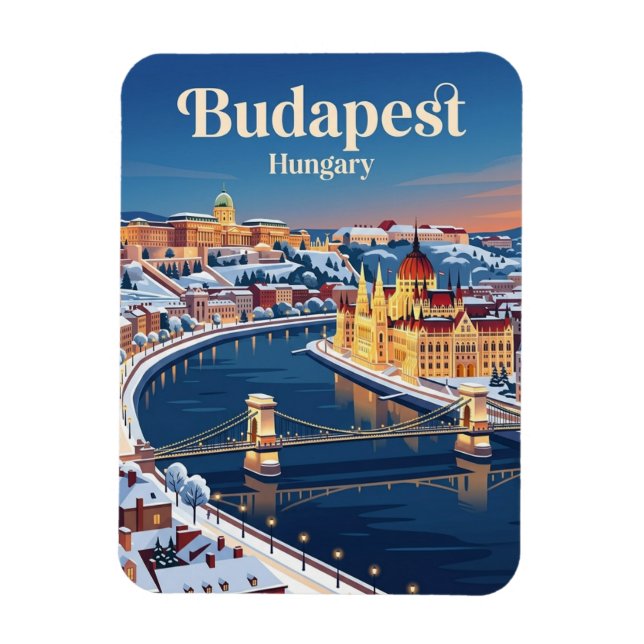 Ímã Budapeste Hungria (Vertical)