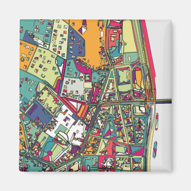 Imã Budapeste, Hungria | Mapa da cidade (Frente)