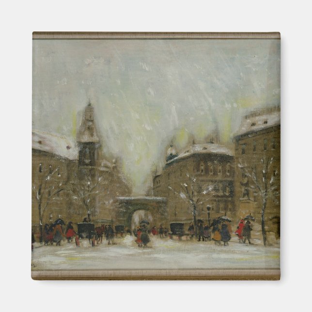 Imã Budapeste na neve (Frente)