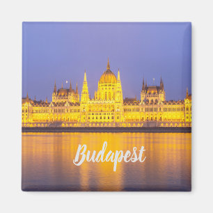 Imã Budapeste Parlamento Hungria por presente noturno