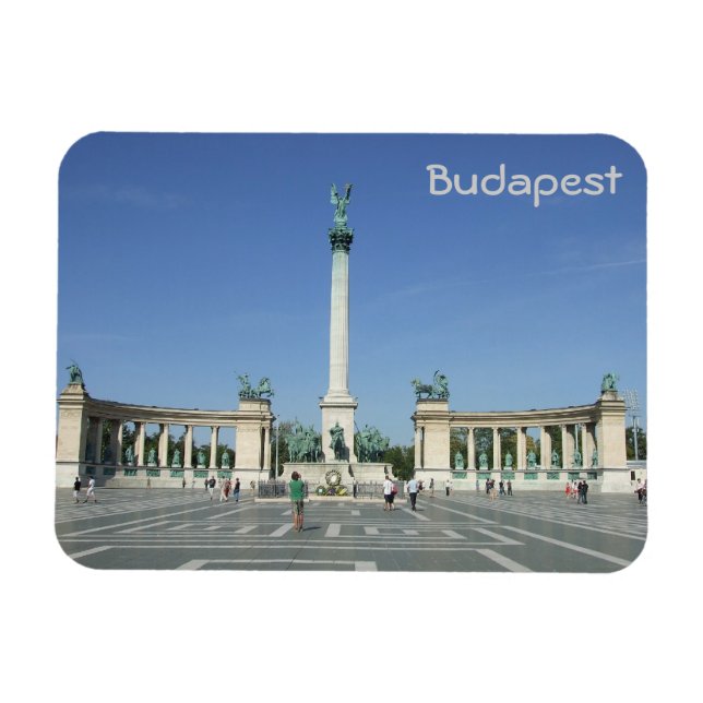Ímã Budapeste - Praça dos Heróis (Horizontal)