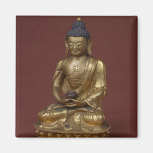 Imã Buddha Amitayus assentado na meditação