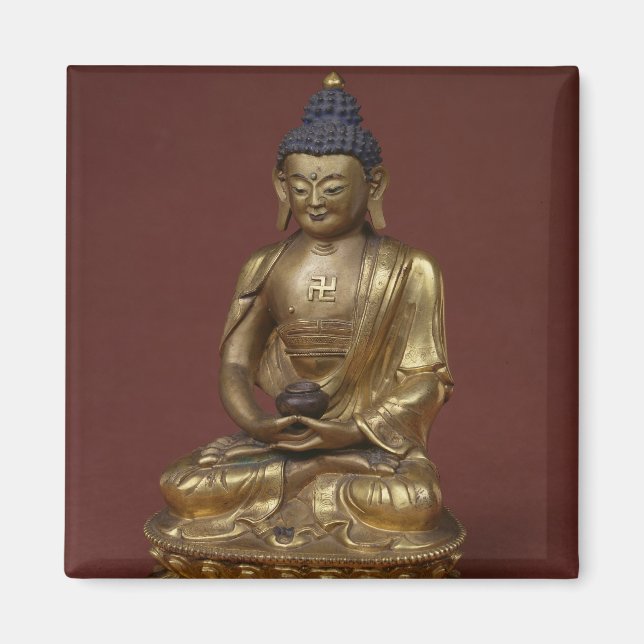 Imã Buddha Amitayus sentado em meditação (Frente)