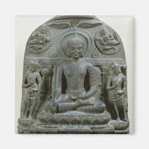 Imã Buddha assentado na meditação