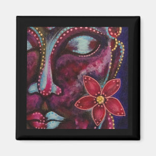 IMÃ BUDDHA COM ÍMÃ DA FLOR