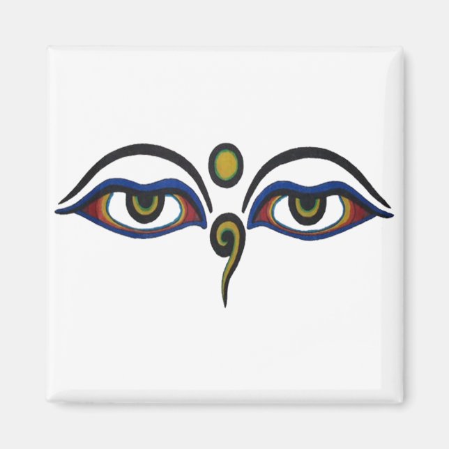 Imã Buddha Eyes Magnet (Frente)