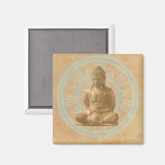 Imã Buddha Mandala (Front/Back)
