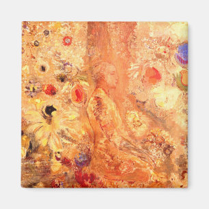 Imã Buddha pelo pintor Odilon Redon do Symbolist
