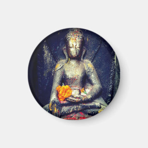Imã Buddha Shakyamuni, Flor, Himalaia - Nepal