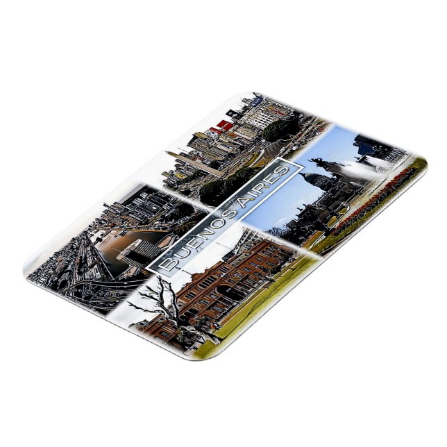 Ímã Buenos Aires - Argentina - Mosaic - (Left Side)