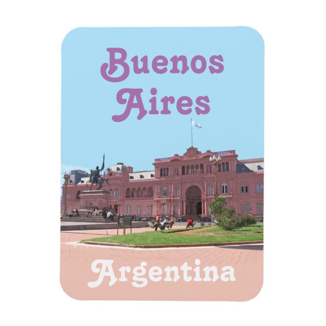 Ímã Buenos Aires Souvenir, Argentina (Vertical)