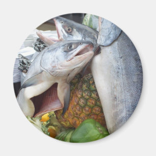 Imã Bufete do Alasca dos salmões
