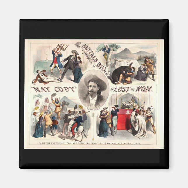 Imã Buffalo Bill Adventures (Frente)