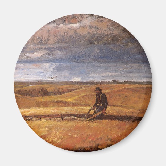 Imã Buffalo Bones Empreendidos por Harvey Thomas Dunn (Frente)