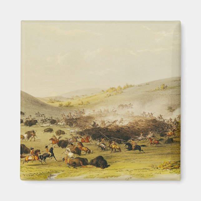 Imã Buffalo Hunt, Surround, c.1832 (Frente)