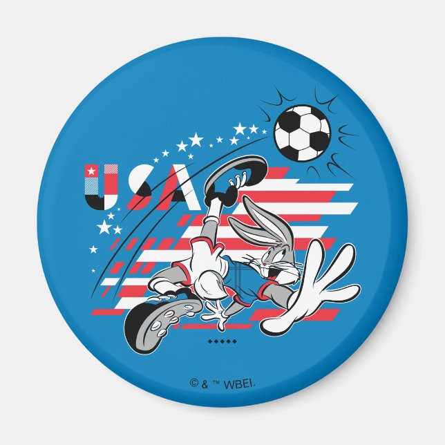 Imã BUGS BUNNY™ Team USA Soccer Graphic (Frente)