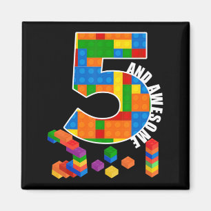 Imã Building Blocks Bricks 5 Year Old Awesome Birthday