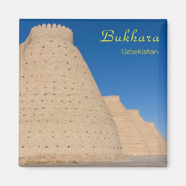 Imã Bukhara, Usbequistão - Muro da Fortaleza Arca (Frente)