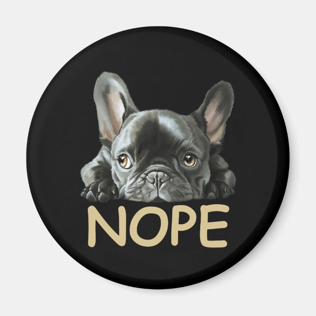 Imã Buldogue Francês | Franchie Nope Gifts (Frente)