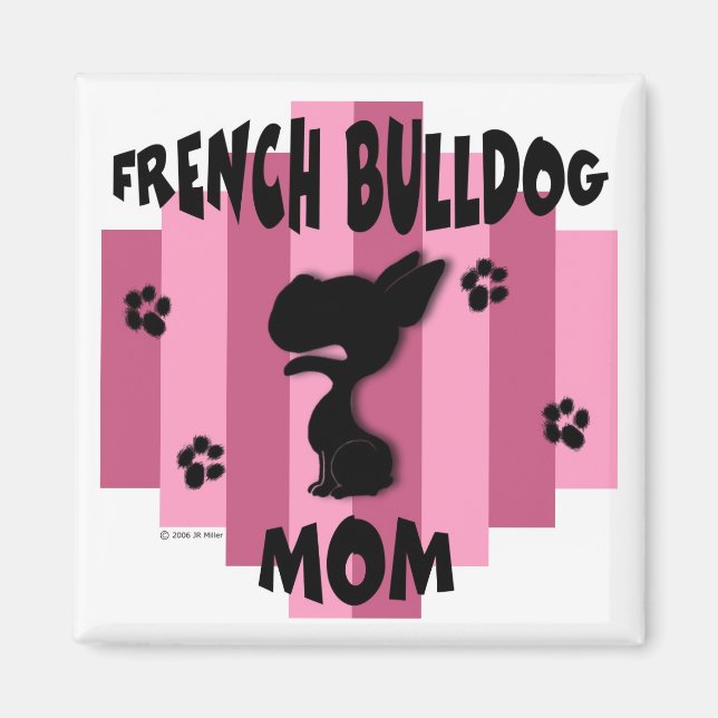 Imã Buldogue francês Mãe Magnet (Frente)