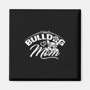 Imã Buldogue Mãe Tattoos Velha Cãozinho de Inglês Mãe