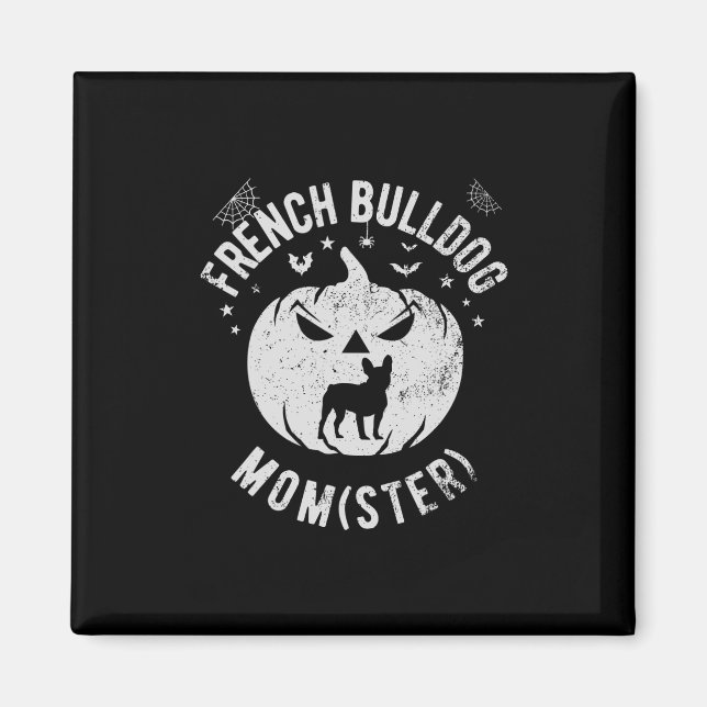 Imã Buldogue Momster - Halloween (Frente)