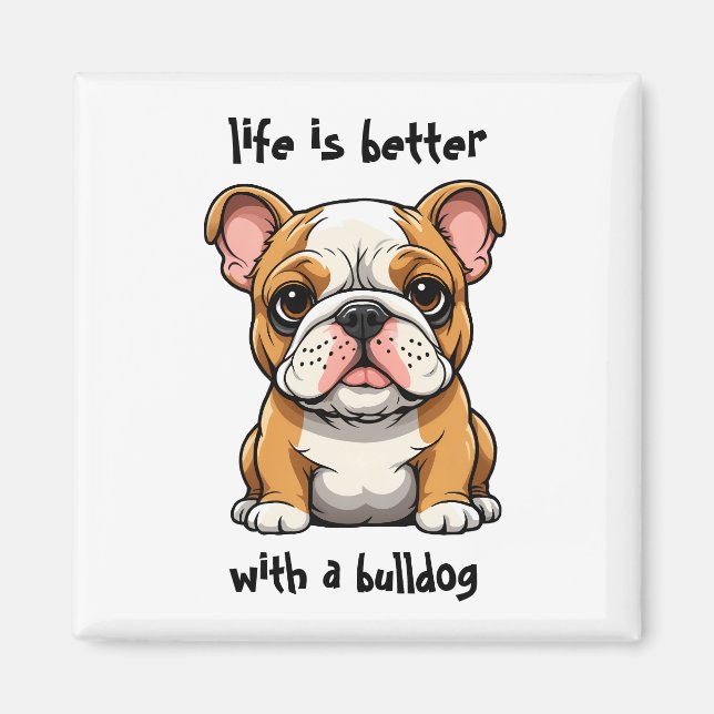 Imã Buldogue Puppy (Frente)