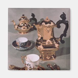 Imã Bule, açucareiro, pote do chocolate e caneca