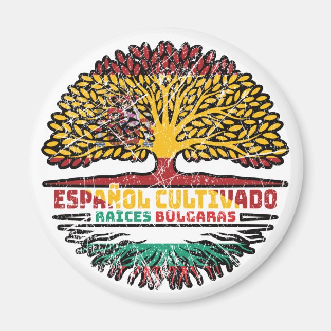 Imã Bulgária Búlgaro Espanha Espanhol Raízes da Bandei (Frente)