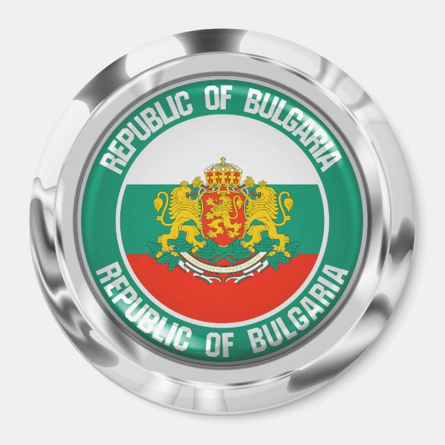 Imã Bulgária Round Emblem (Frente)