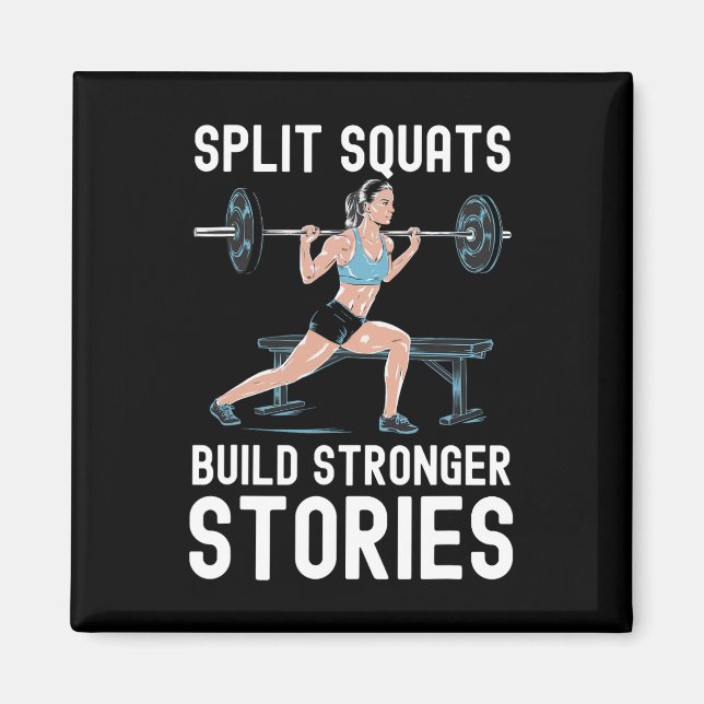 Imã Bulgarian Squat Exercise Bodybuilding Fitness Work (Frente)