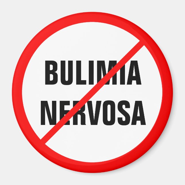 Imã Bulimia nervosa Proibida! (Frente)